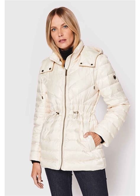 michael kors winterjacke fell|michael kors quilted jacket.